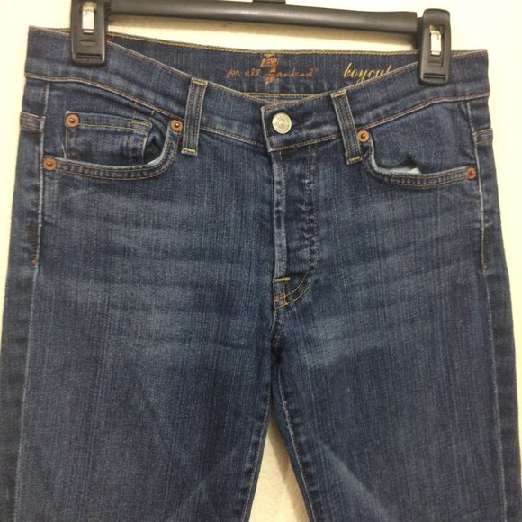 4/$25 ๐ 7 For All Mankind Boycut Straight Jeans - Picture 2 of 15